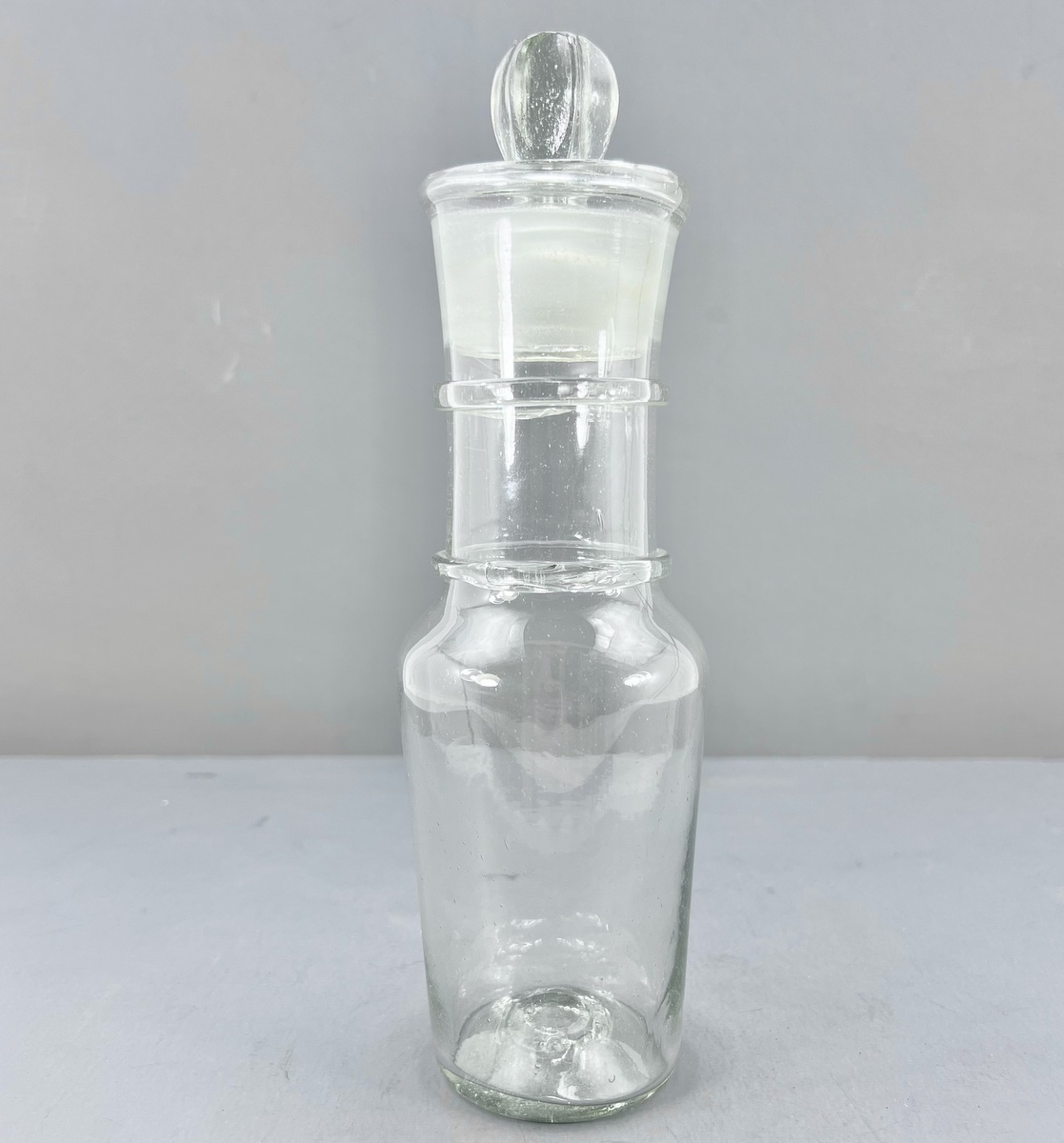 Products Blown Glass Apothecary Bottle Finer Things Antiques