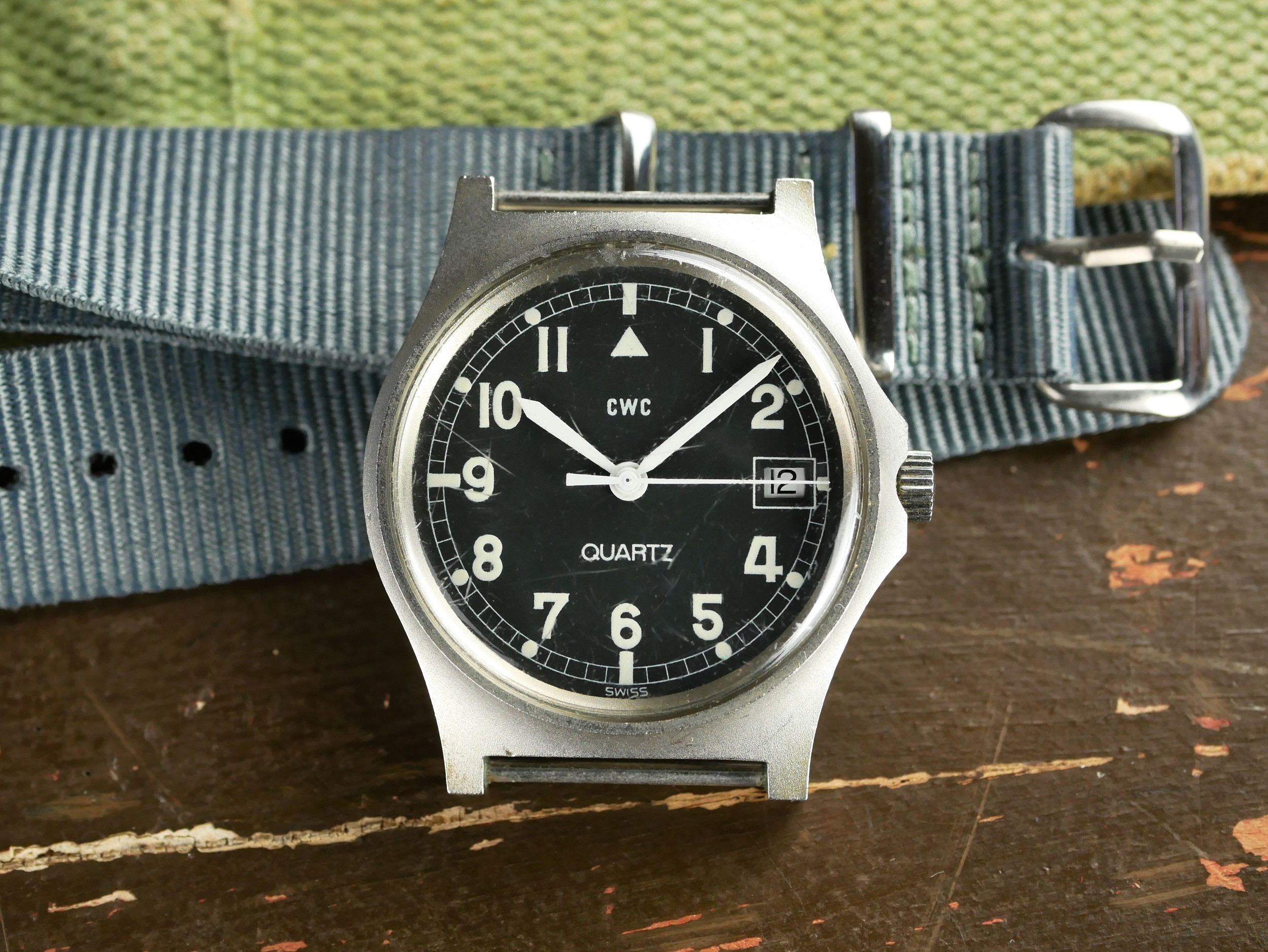 CWC Royal Navy NonLume Navigator Wristwatch c.1981