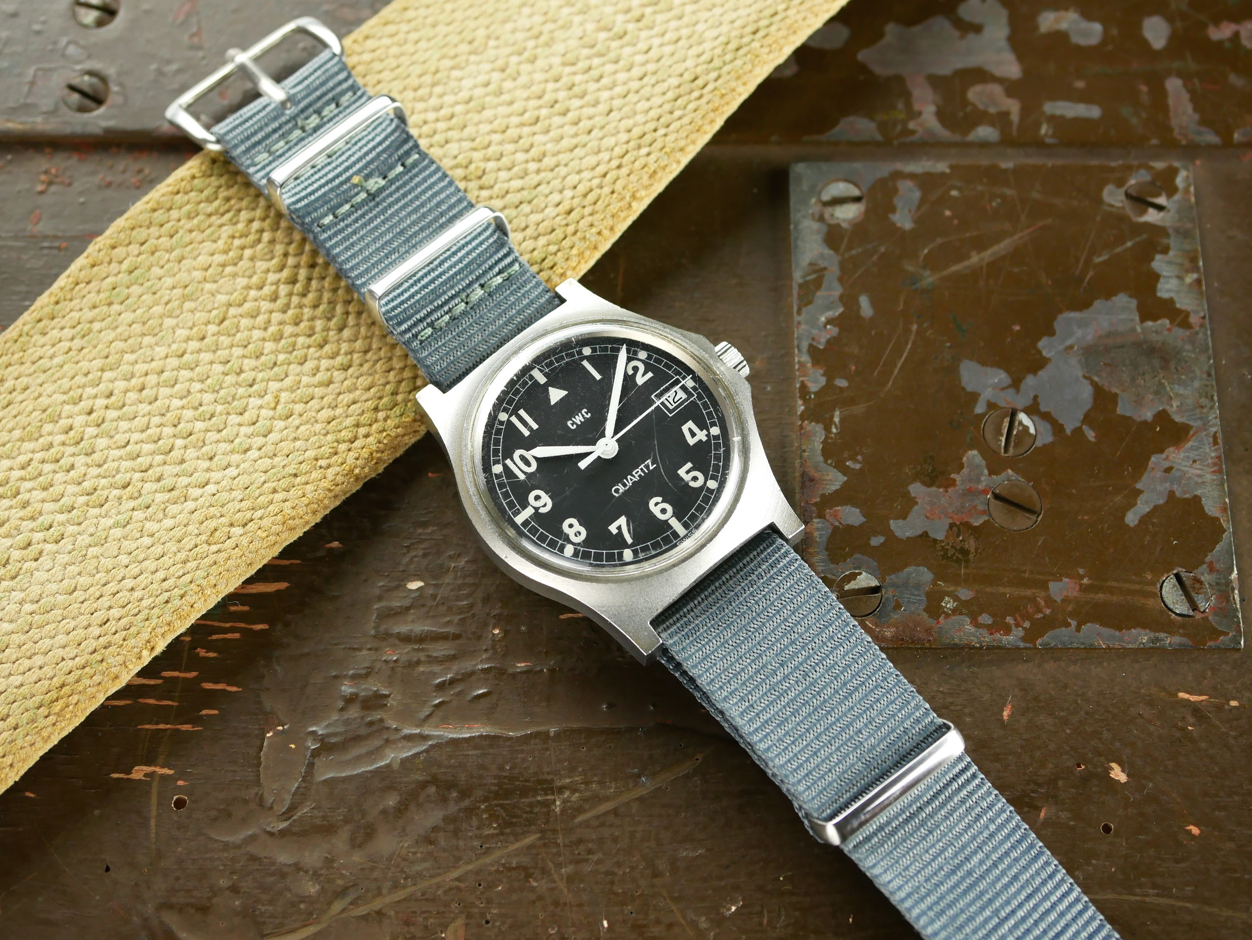 CWC Royal Navy NonLume Navigator Wristwatch c.1981