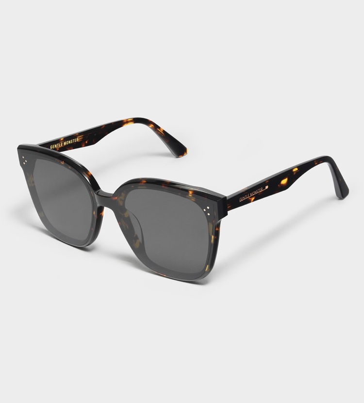 Gentle Monster Rick T1 Oversized Brown Tortoiseshell Framed Sunglasses