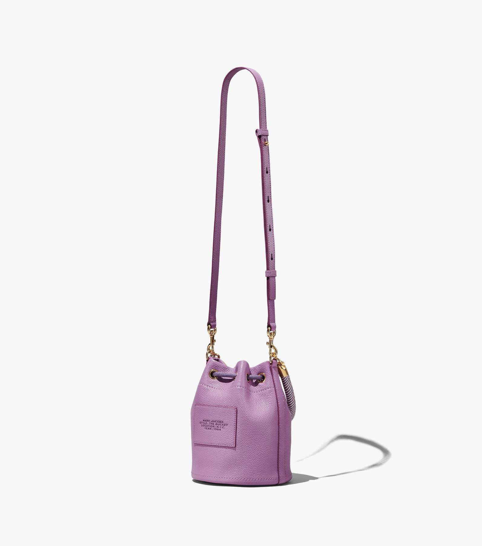 Marc Jacobs The Leather Bucket Bag Regal Orchid