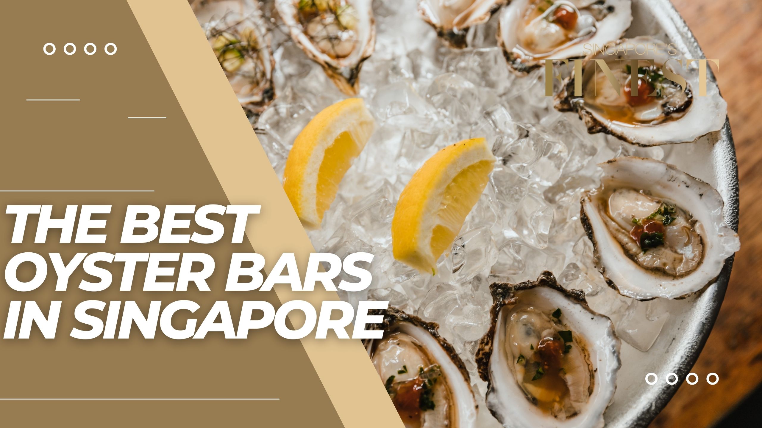 10 Trustworthy Oyster Bars in Singapore [2024]
