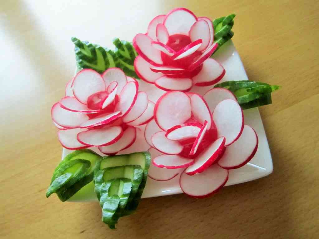 Radieschenrose mit eigenen Händen...