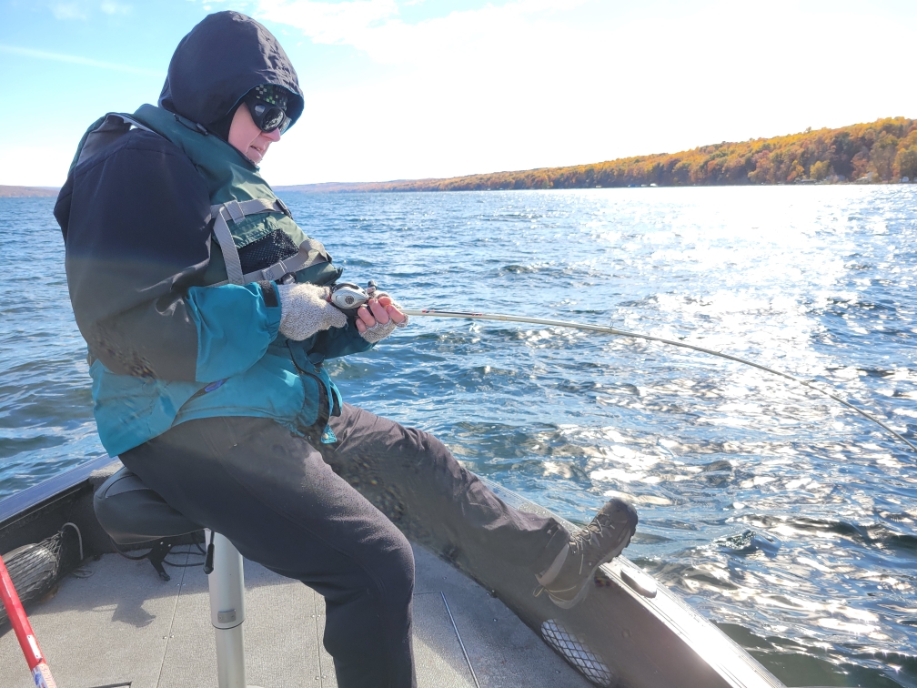 Cayuga Lake out of Myers Park 10/25 AM Finger Lakes Angling Zone