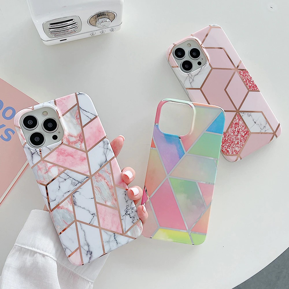 Geometric Marble iPhone Case FinishifyStore