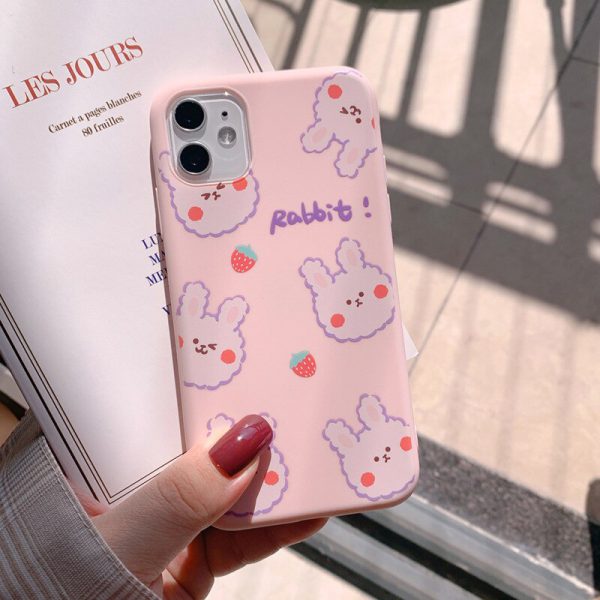 Pink Rabbit iPhone Case FinishifyStore