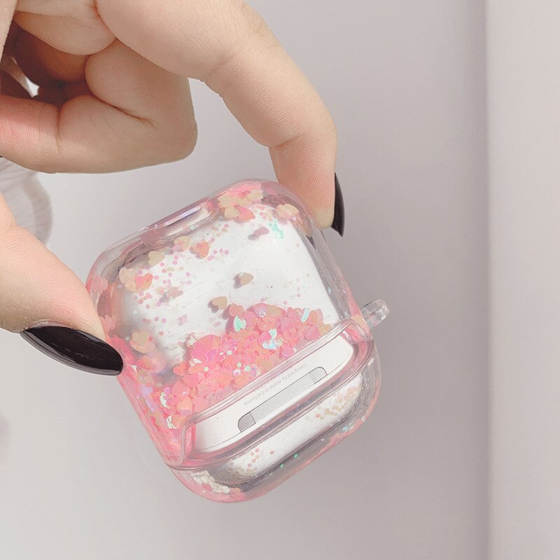 Pink Glitter AirPods Case FinishifyStore