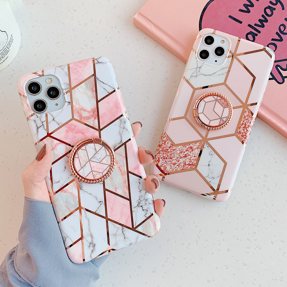 Pink Geometric iPhone Case FinishifyStore