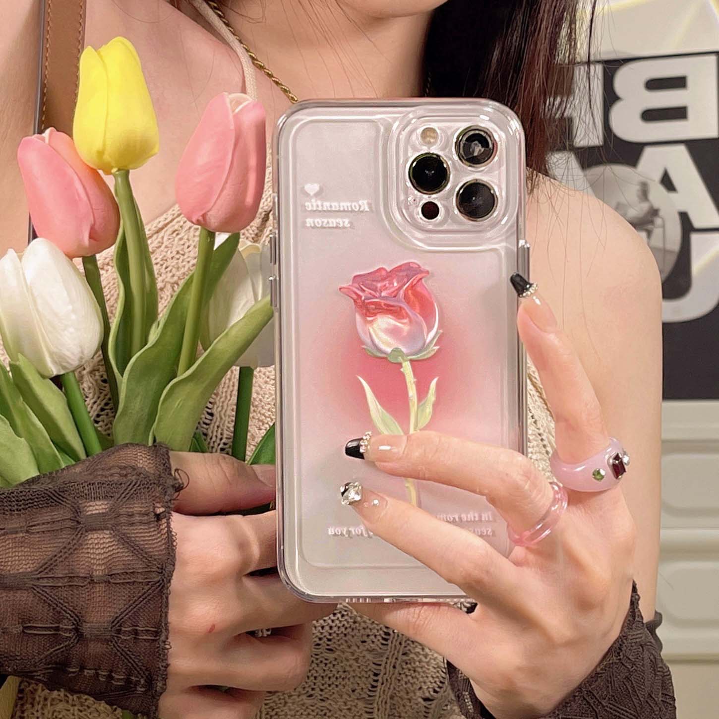 Pink Rose iPhone Case FinishifyStore