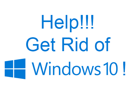 Help!!! Get Rid of Windows 10! Finish Line Computer Services