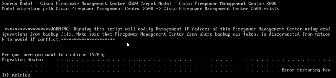 Cisco FMC || Hardware migration notes – FINKOTEK