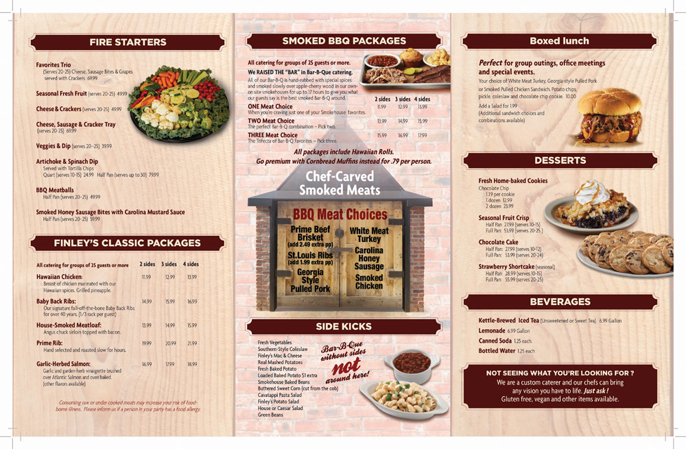 Smokehouse Catering Menu Battle Creek, Jackson, Kalamazoo & Lansing