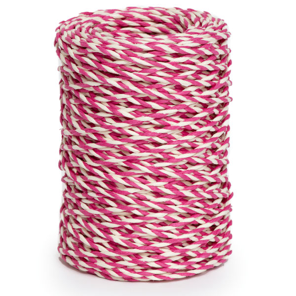 FUCHSIA STRIPE Paper Twine Finmark Wholesale