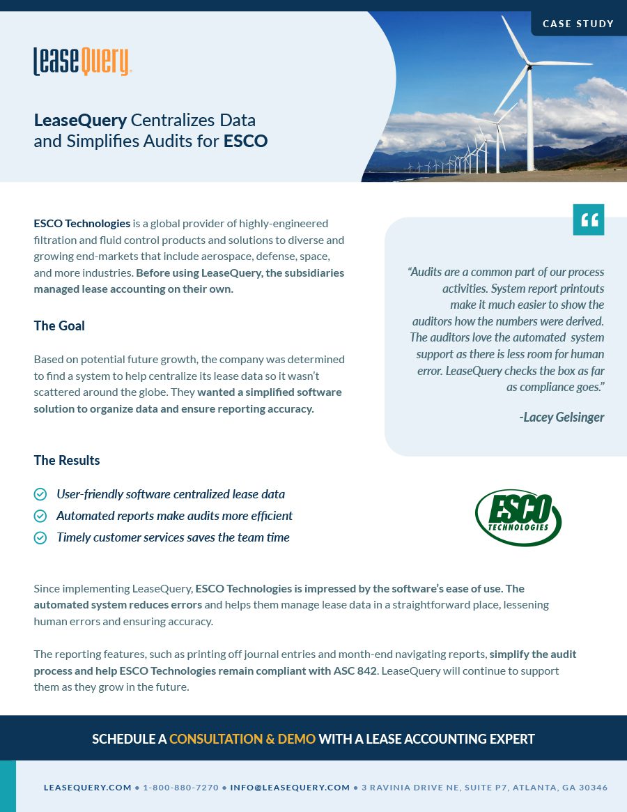 Case Study ESCO Technologies