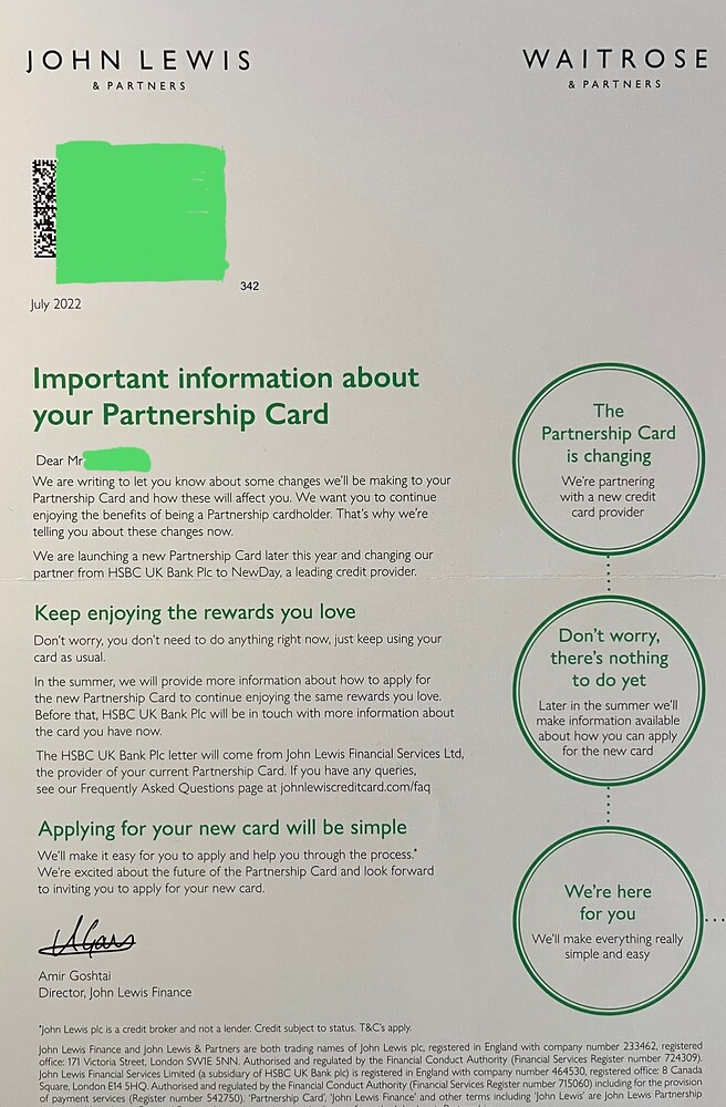 John Lewis Partnership card Credit Cards & Lending Fintech Forum