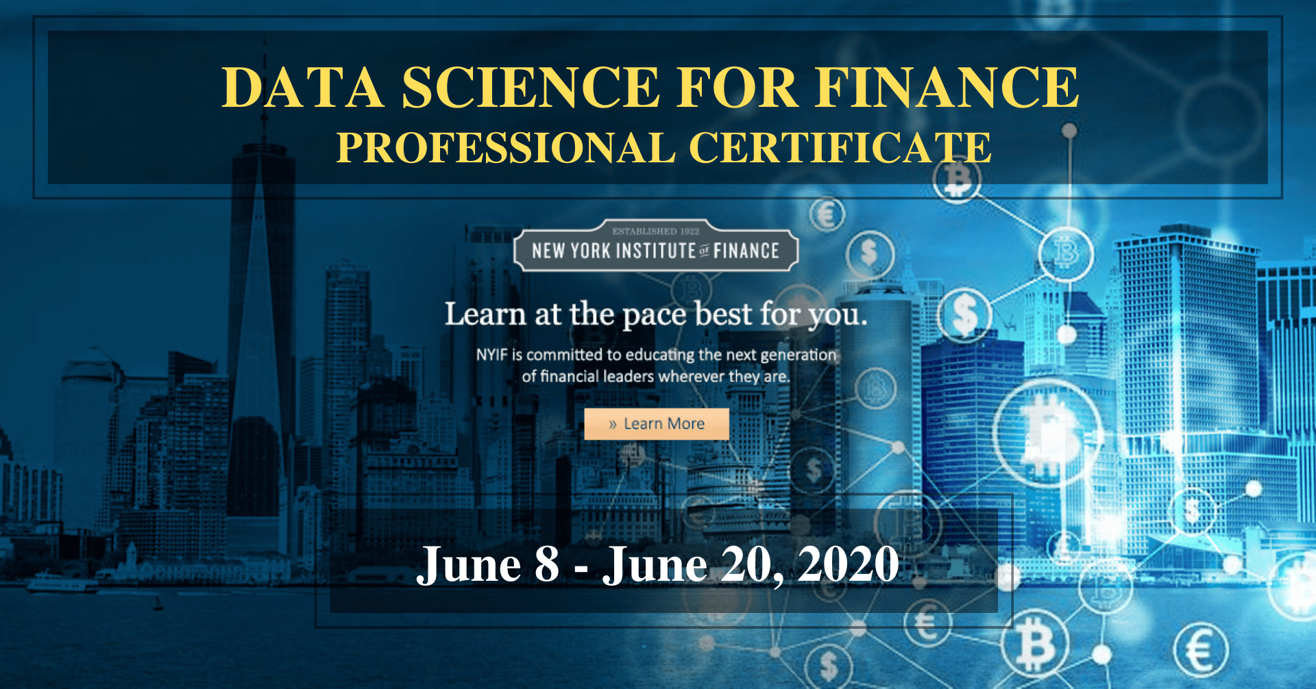 Data Science for Finance Professional Certificate