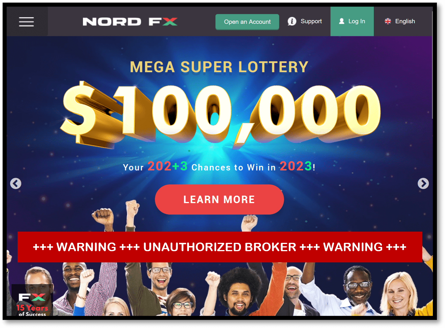 Unauthorized Offshore Broker NordFX Included in Red Compliance List