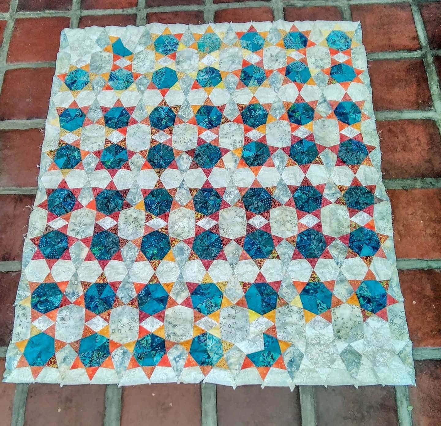 Temperature Quilt Pattern paper piecing pattern