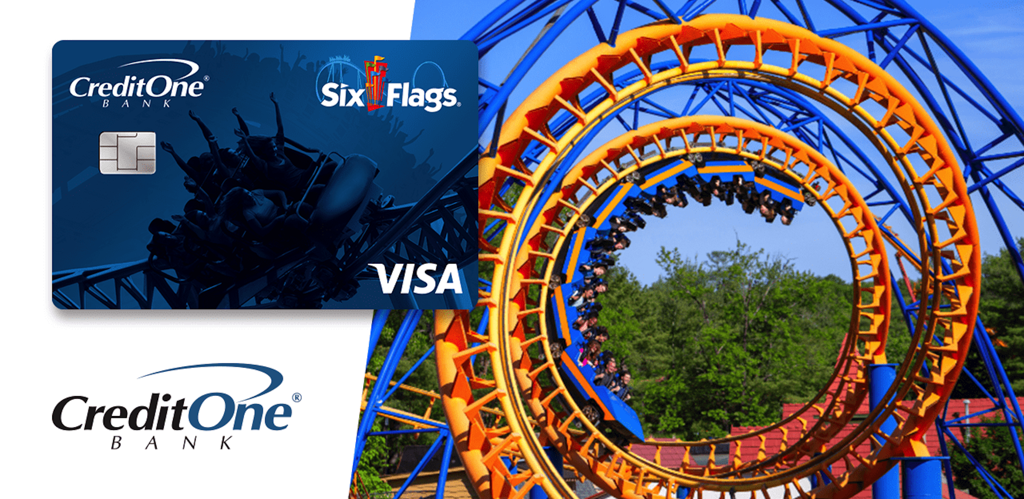 Six Flags and Credit One Debut CoBranded Rewards Credit Card