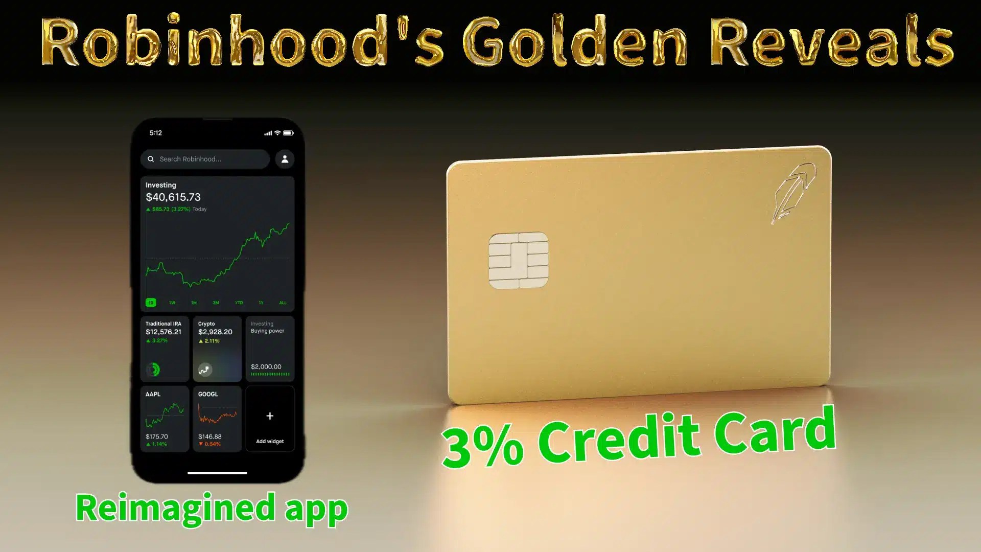 Robinhood Reveals New Credit Card, Reimagined Flagship App
