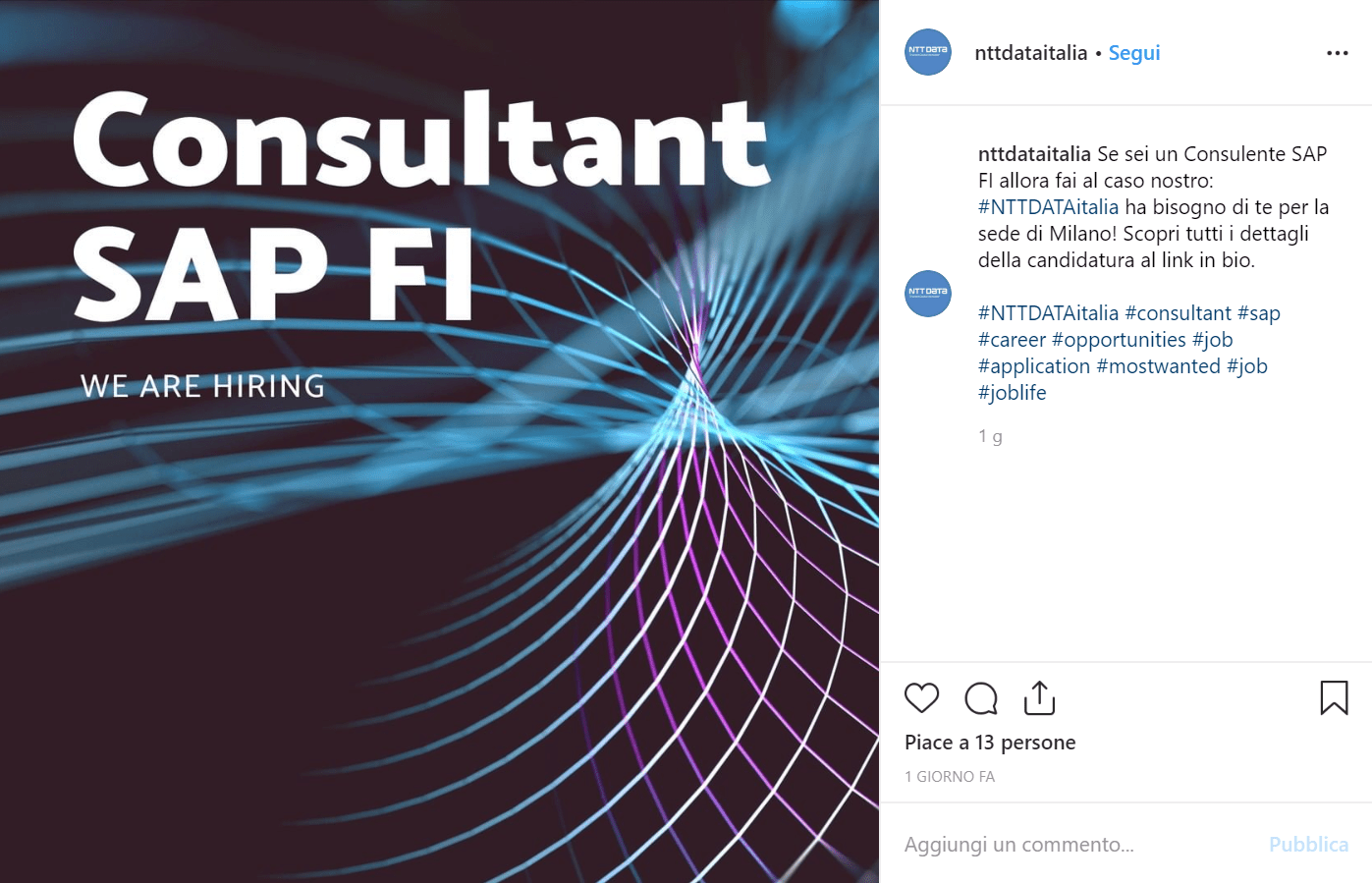 instagram social recruiting