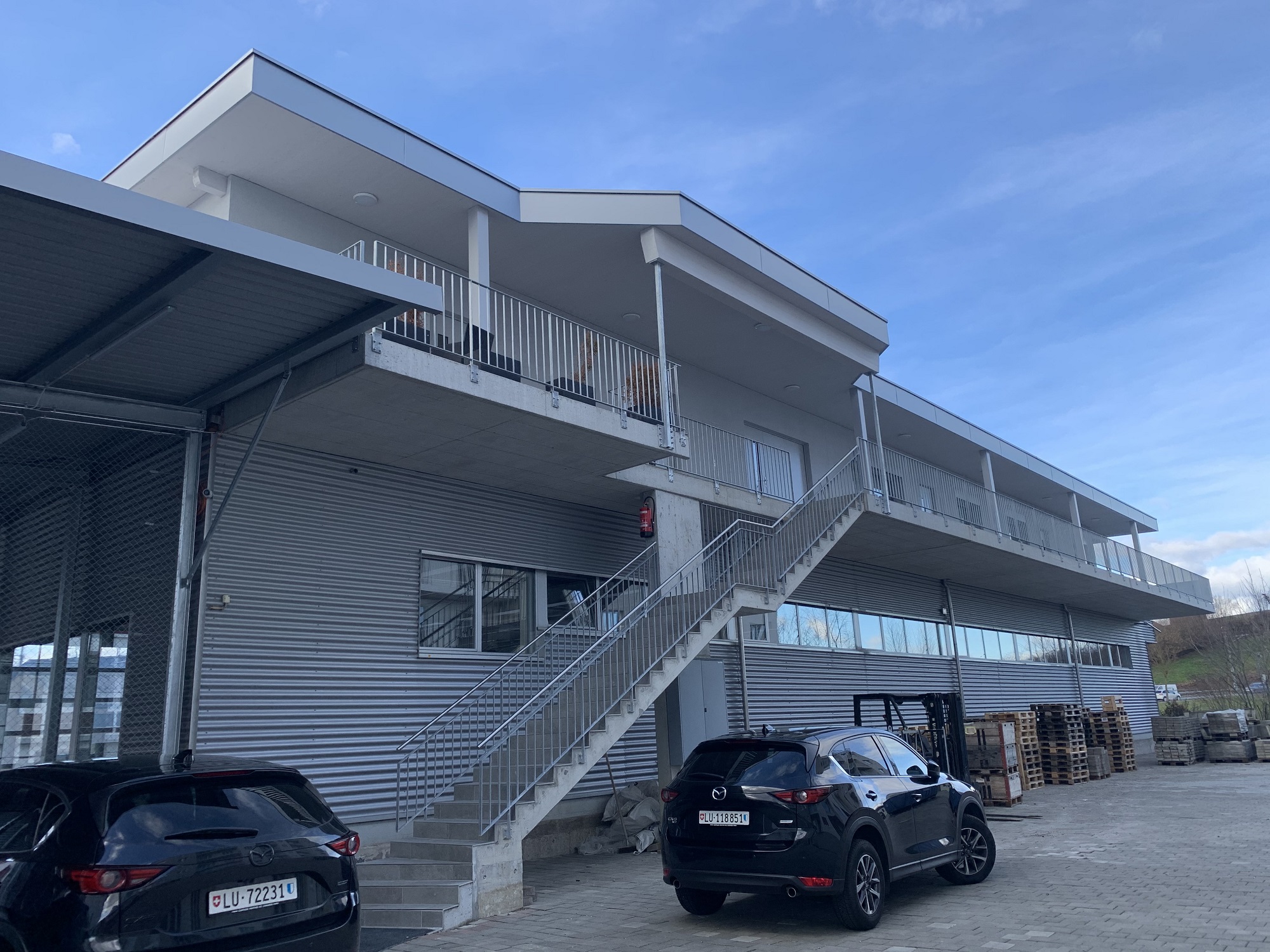 Aufstockung Garage Mathis AG Waldibrücke Felder Ingenieure Planer AG