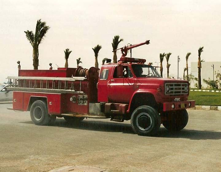 Fire Engines Photos South Sinai FD, Egypt, GMC FMC pumper