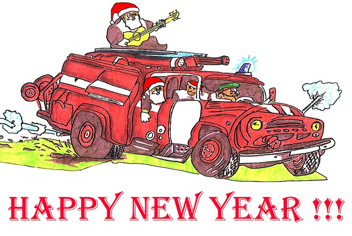 Fire Engines Photos HAPPY NEW YEAR