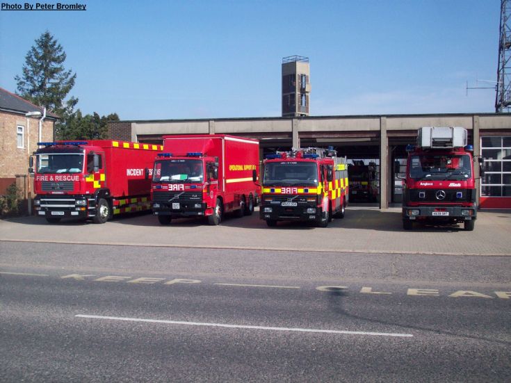 Fire Engines Photos Fire station Ipswich HQ Suffolk