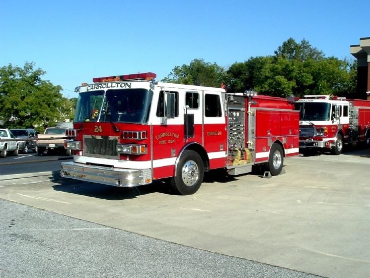 Fire Engines Photos Carrollton Fire Department Engine 24