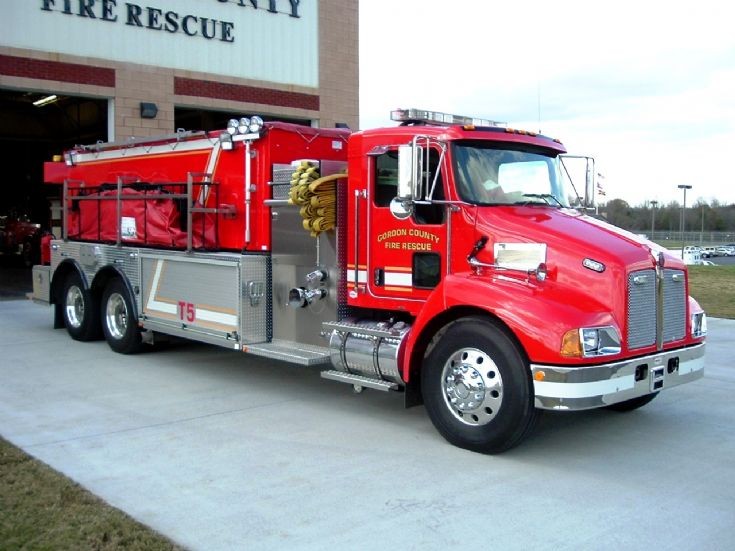 Fire Engines Photos - Gordon County Fire Rescue Kenworth Tanker 5