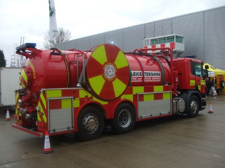 Fire Engines Photos Scania Water Tanker back