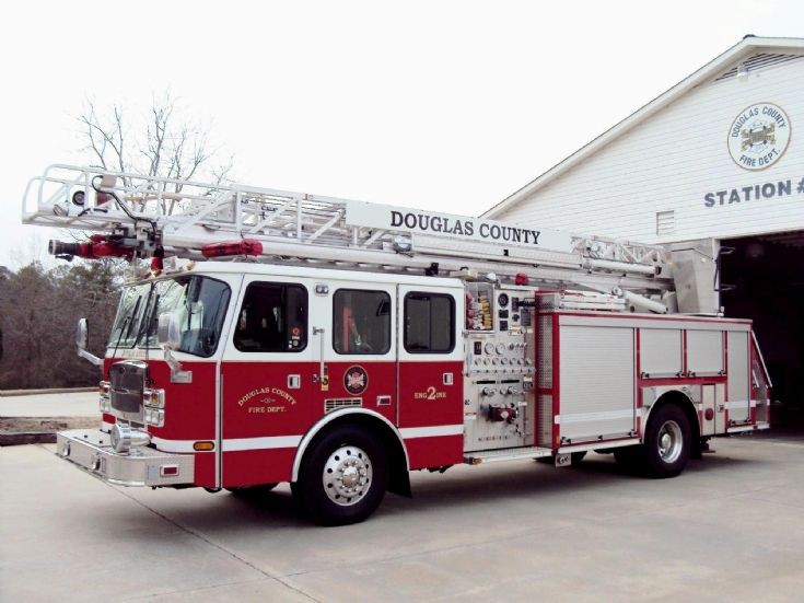 Fire Engines Photos Douglas County Fire Department Ladder 2