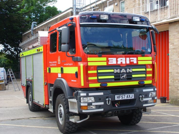 Fire Engines Photos - MAN 4x4 WTrT reg HF57 AXJ Dorset