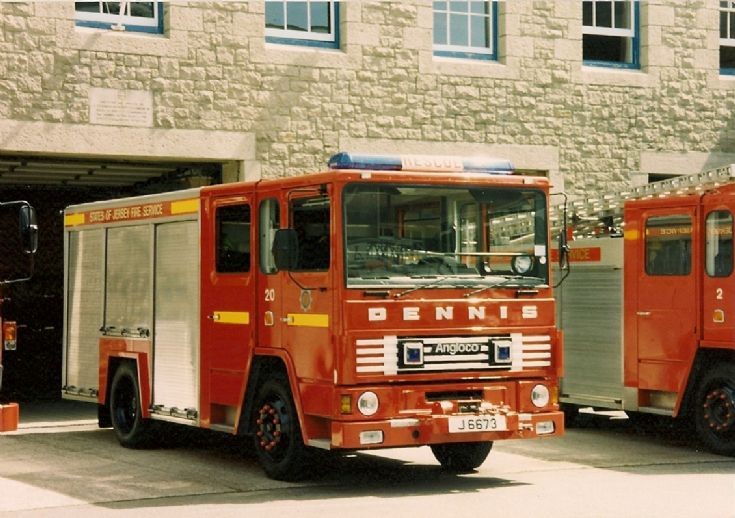 Fire Engines Photos States of Jersey Fire Service Dennis J6673