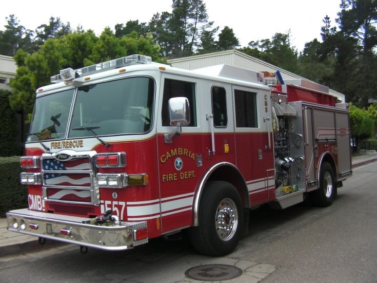 Fire Engines Photos Pierce Pumper Cambria CA