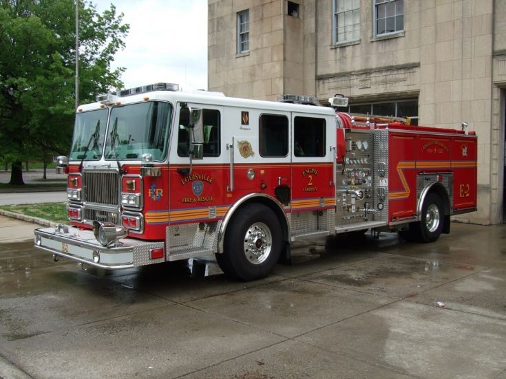 Fire Engines Photos Louisville Fire dept Engine 2 Seagrave
