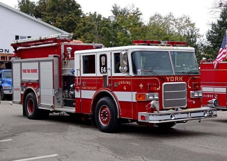 Fire Engines Photos York Fire dept Maine Engine 4