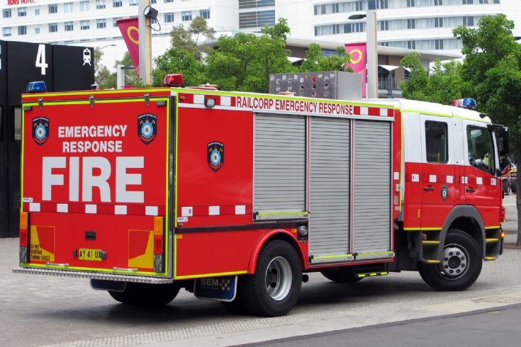 Fire Engines Photos Railcorp Emergency Response Sydney Australia