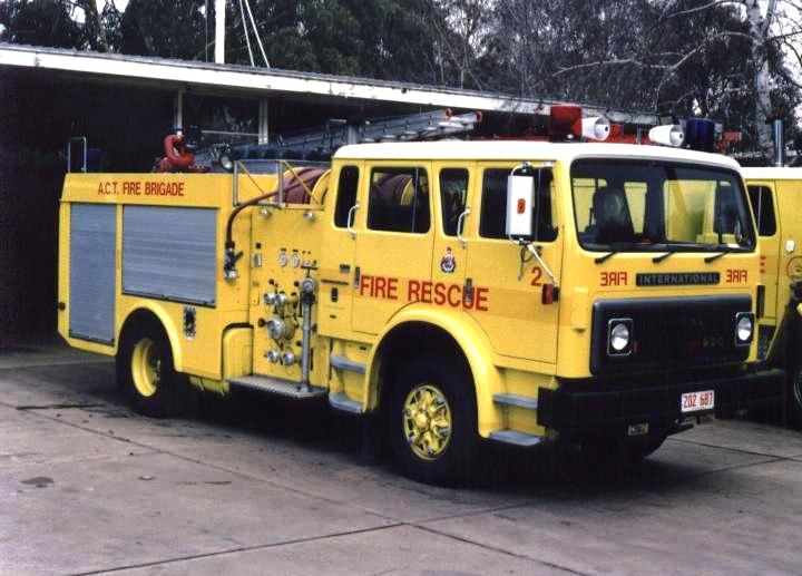 Fire Engines Photos Australia ACT Ainslie Fire station International