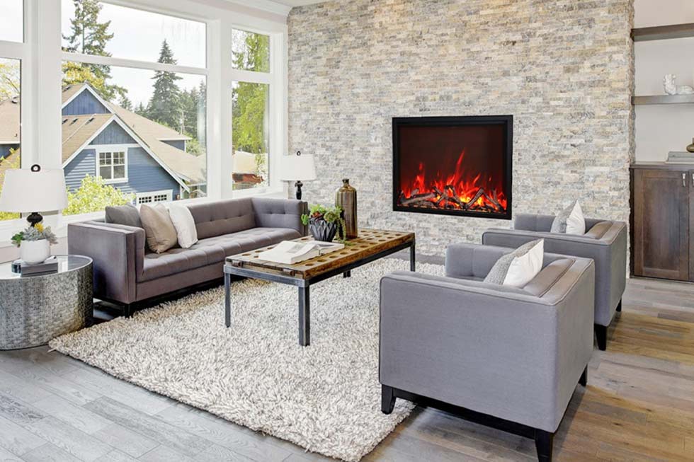 Electric Fireplaces & Fireboxes in Yorktown Heights, NY Fire Glow