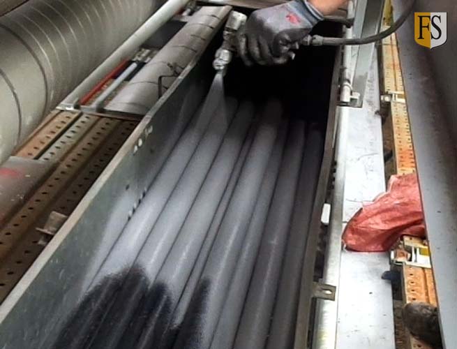 Fire protection engineering for cable repair and cable coating. Fire