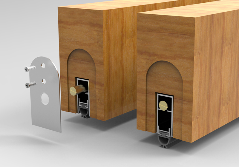 SEALz® Concealed Acoustic Drop Seal (F Series) Fire and Acoustic Solution