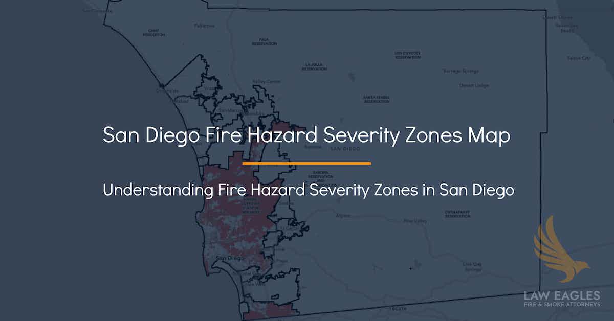 Fire Hazard Severity Zones Map for San Diego, California