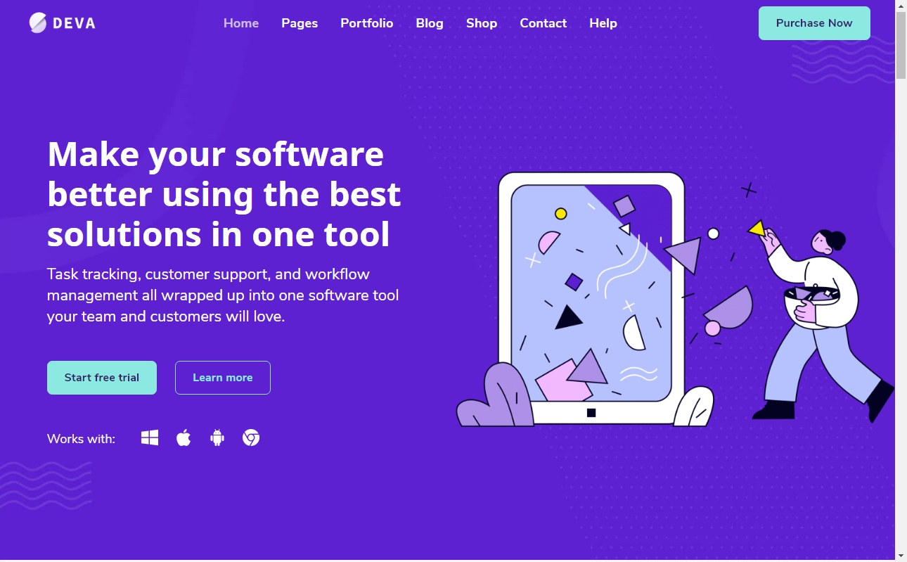 18 Best Purple Web Designs for Inspiration Fireart
