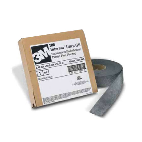 วัสดุป้องกันไฟลาม สำหรับพันท่อหลอมละลาย 3M™ Fire Barrier Wrap Ultra GS