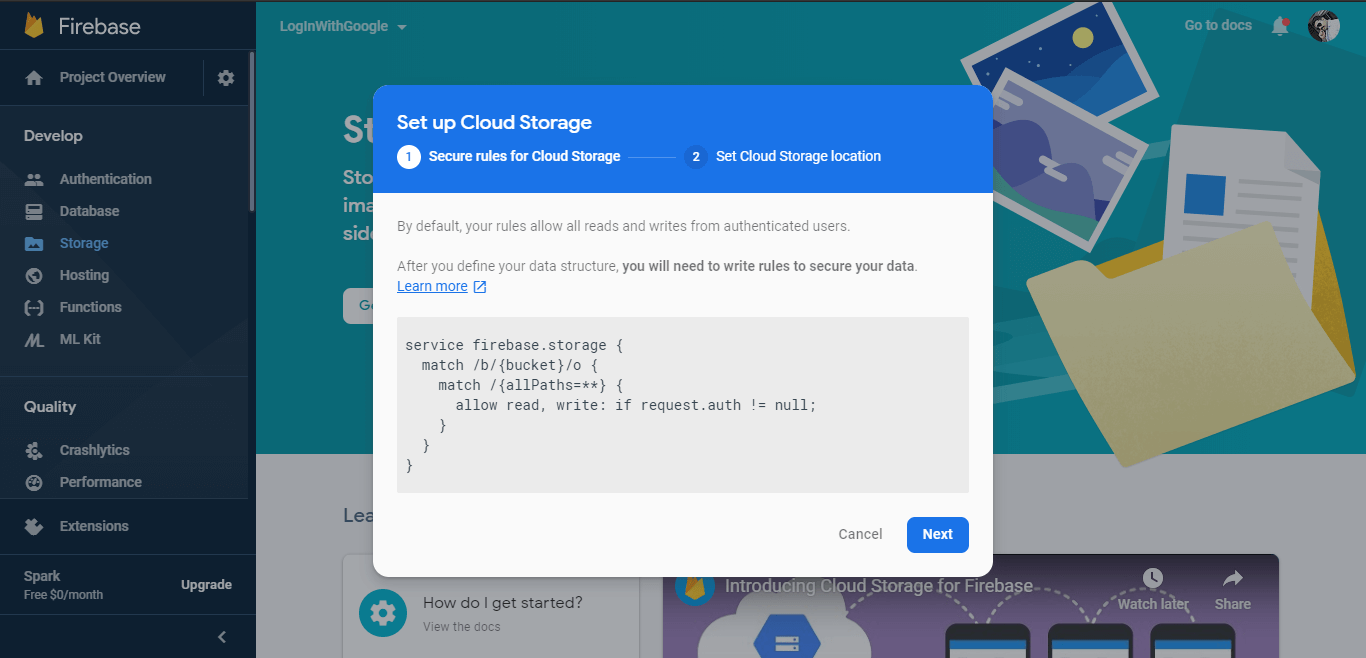 Firebase Storage Rules (Visual Tutorial 2020) Firebase Tutorials