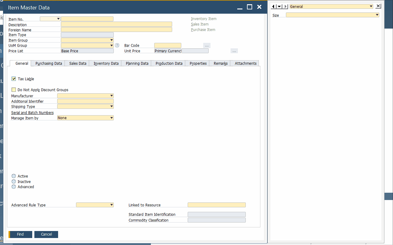 SAP Business One Master Data B1 Consulting