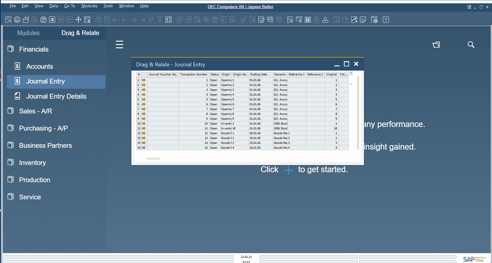 SAP Business One InDepth Review Navigation Through The SAP B1