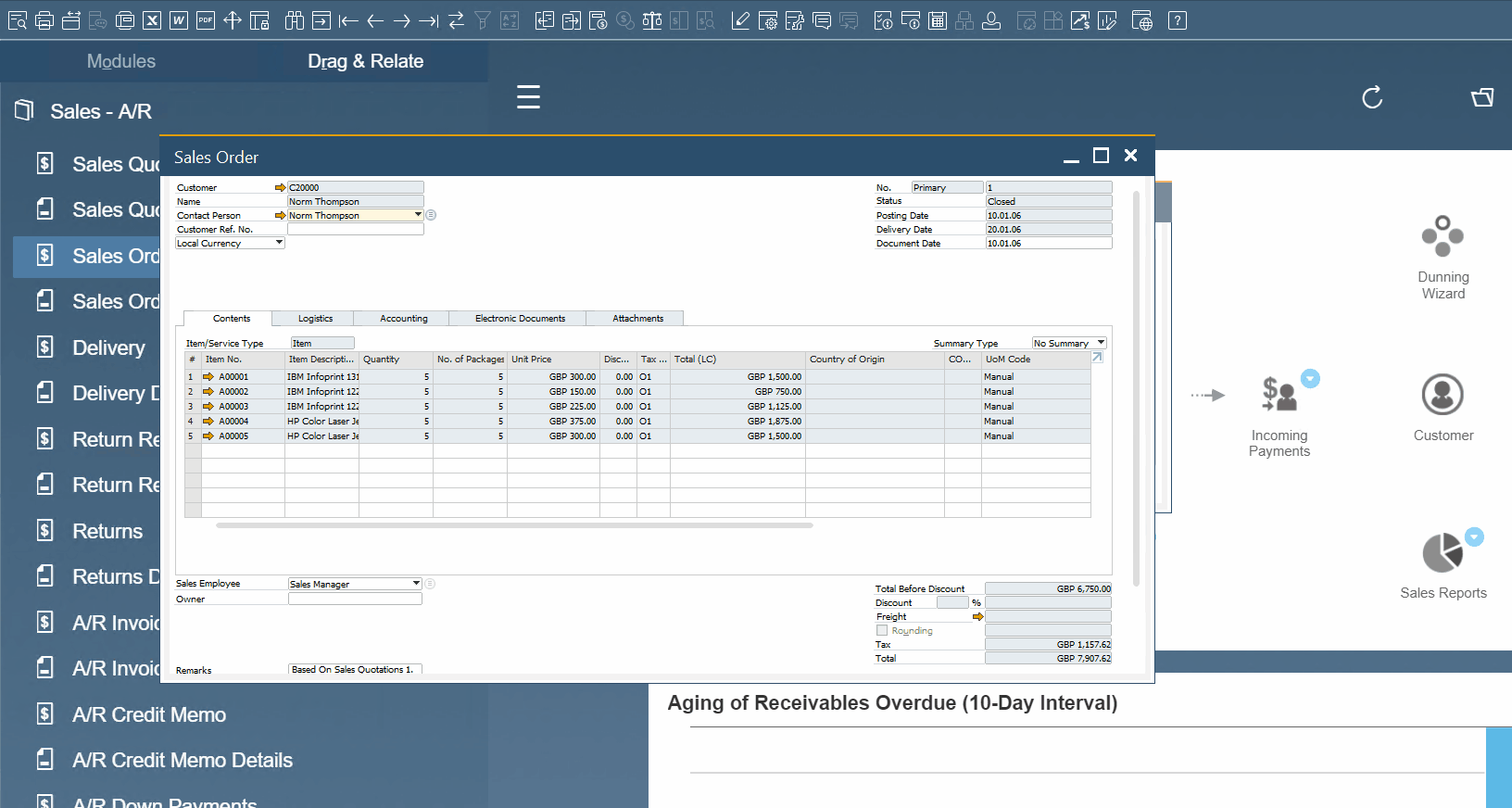 SAP Business One InDepth Review Navigation Through The SAP B1